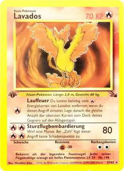 Karte Lavados aus Fossil, Nummer 27/62