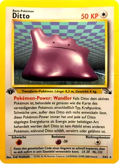 Karte Ditto aus Fossil, Nummer 3/62