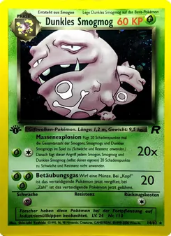 Karte Dunkles Smogmog aus Team Rocket, Nummer 14/82