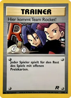 Karte Hier kommt Team Rocket! aus Team Rocket, Nummer 15/82
