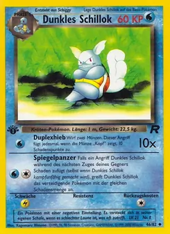 Karte Dunkles Schillok aus Team Rocket, Nummer 46/82