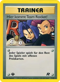 Karte Hier kommt Team Rocket! aus Team Rocket, Nummer 71/82