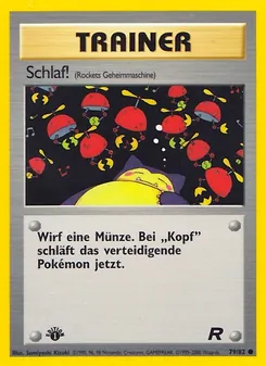 Karte Schlaf! aus Team Rocket, Nummer 79/82
