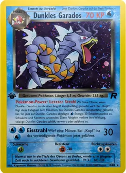 Karte Dunkles Garados aus Team Rocket, Nummer 8/82
