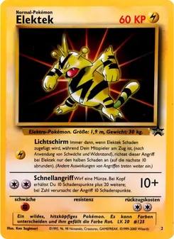 Karte Elektek aus Wizards Black Star Promos, Nummer 2/53