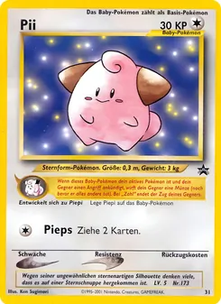 Karte Pii aus Wizards Black Star Promos, Nummer 31/53