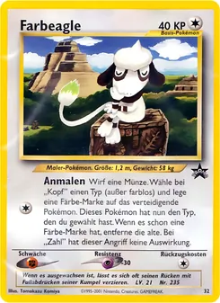 Karte Farbeagle aus Wizards Black Star Promos, Nummer 32/53