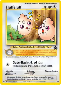 Karte Fluffeluff aus Wizards Black Star Promos, Nummer 36/53