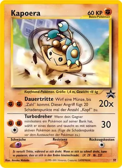 Karte Kapoera aus Wizards Black Star Promos, Nummer 37/53
