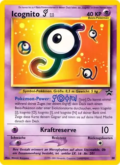 Karte Icognito [J] aus Wizards Black Star Promos, Nummer 38/53