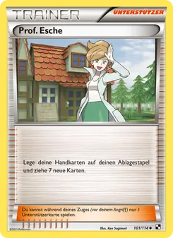 Karte Prof. Esche aus Schwarz & Weiß, Nummer 101/114