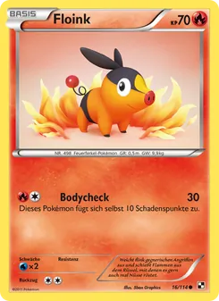 Karte Floink aus Schwarz & Weiß, Nummer 16/114