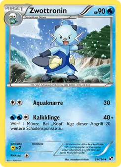 Karte Zwottronin aus Schwarz & Weiß, Nummer 29/114