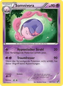 Karte Somnivora aus Schwarz & Weiß, Nummer 49/114