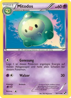 Karte Mitodos aus Schwarz & Weiß, Nummer 56/114