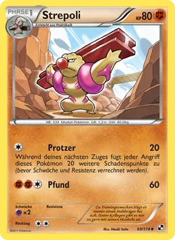 Karte Strepoli aus Schwarz & Weiß, Nummer 60/114