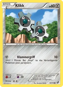 Karte Klikk aus Schwarz & Weiß, Nummer 74/114