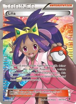 Karte Lilia aus Plasma-Blaster, Nummer 101/101