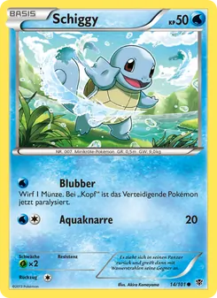Karte Schiggy aus Plasma-Blaster, Nummer 14/101
