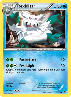 Karte Rexblisar aus Plasma-Blaster, Nummer 26/101