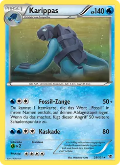 Karte Karippas aus Plasma-Blaster, Nummer 28/101