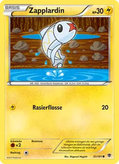 Karte Zapplardin aus Plasma-Blaster, Nummer 31/101