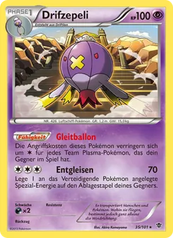 Karte Drifzepeli aus Plasma-Blaster, Nummer 35/101