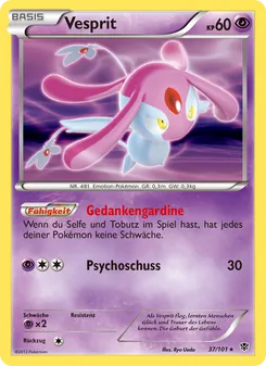 Karte Vesprit aus Plasma-Blaster, Nummer 37/101