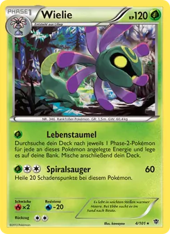 Karte Wielie aus Plasma-Blaster, Nummer 4/101