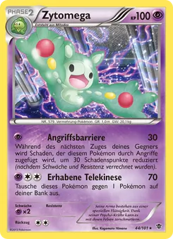 Karte Zytomega aus Plasma-Blaster, Nummer 44/101