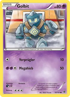 Karte Golbit aus Plasma-Blaster, Nummer 45/101
