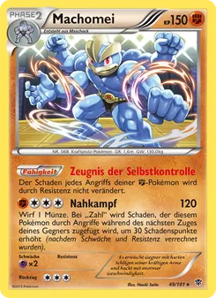 Karte Machomei aus Plasma-Blaster, Nummer 49/101