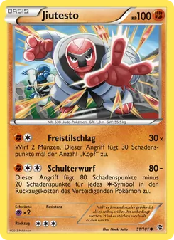 Karte Jiutesto aus Plasma-Blaster, Nummer 51/101