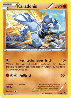 Karte Karadonis aus Plasma-Blaster, Nummer 52/101