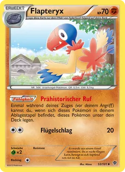 Karte Flapteryx aus Plasma-Blaster, Nummer 53/101