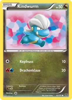 Karte Kindwurm aus Plasma-Blaster, Nummer 62/101