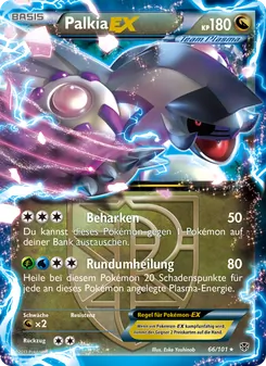 Karte Palkia-EX aus Plasma-Blaster, Nummer 66/101