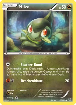 Karte Milza aus Plasma-Blaster, Nummer 67/101