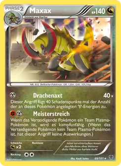 Karte Maxax aus Plasma-Blaster, Nummer 69/101