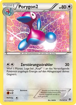 Karte Porygon2 aus Plasma-Blaster, Nummer 73/101