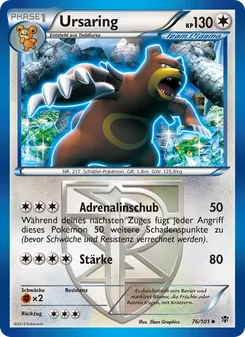 Karte Ursaring aus Plasma-Blaster, Nummer 76/101