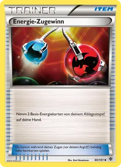 Karte Energie-Zugewinn aus Plasma-Blaster, Nummer 80/101