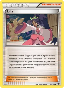 Karte Lilia aus Plasma-Blaster, Nummer 81/101