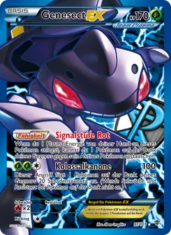Karte Genesect-EX aus Plasma-Blaster, Nummer 97/101