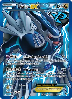 Karte Dialga-EX aus Plasma-Blaster, Nummer 99/101