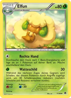 Karte Elfun aus Aufstreben der Mächtigen, Nummer 11/98