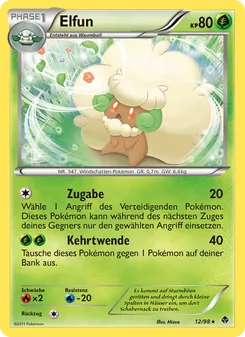 Karte Elfun aus Aufstreben der Mächtigen, Nummer 12/98