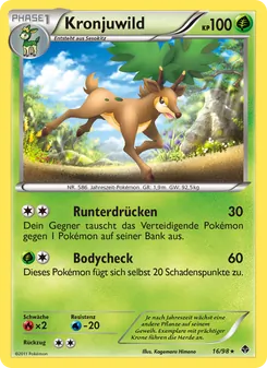 Karte Kronjuwild aus Aufstreben der Mächtigen, Nummer 16/98