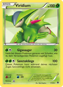 Karte Viridium aus Aufstreben der Mächtigen, Nummer 17/98