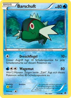 Karte Barschuft aus Aufstreben der Mächtigen, Nummer 24/98